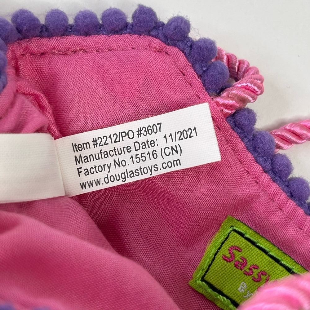 Sassy Pet Saks by Douglas Colorful Rainbow Tie Dye Pink Straps Small Childrens - Picture 10 of 11